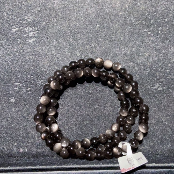 黑曜岩手链未镶嵌