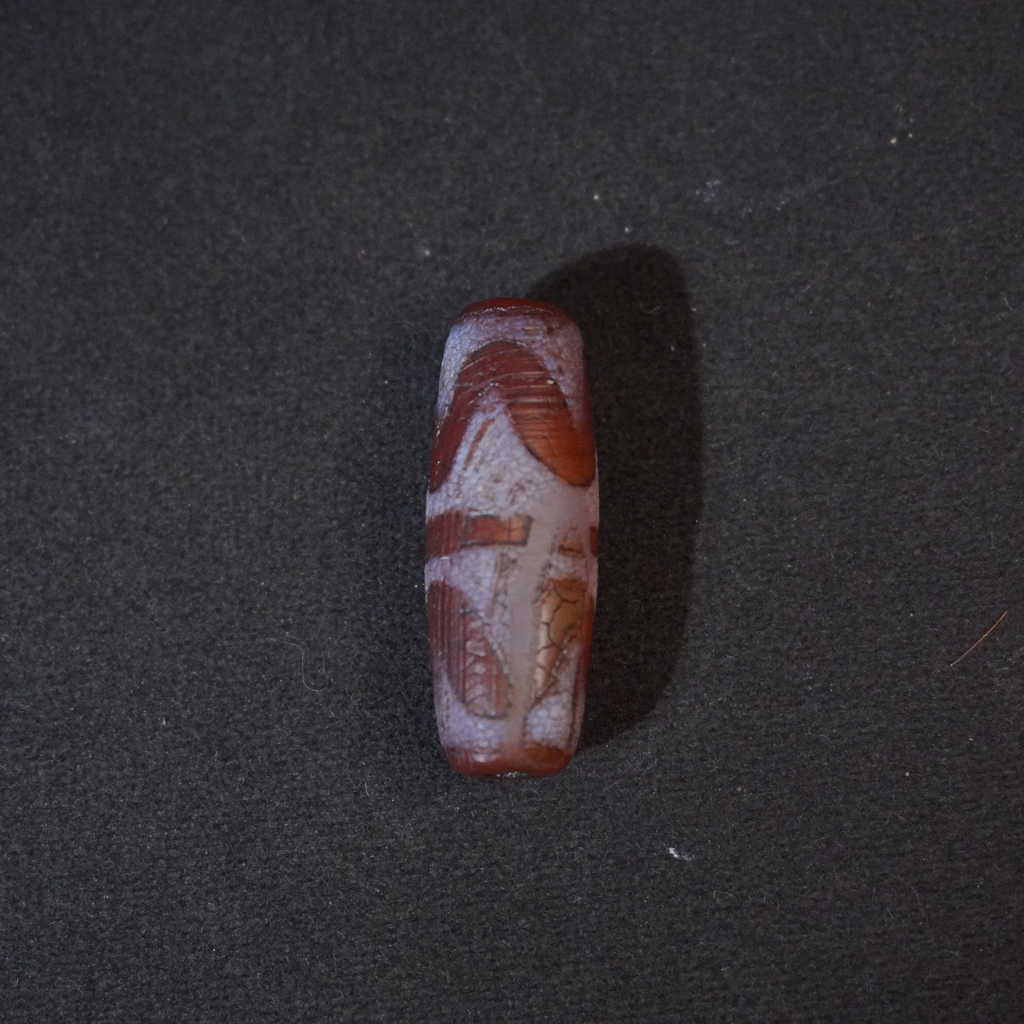 3SYL58  清  玛瑙勒子