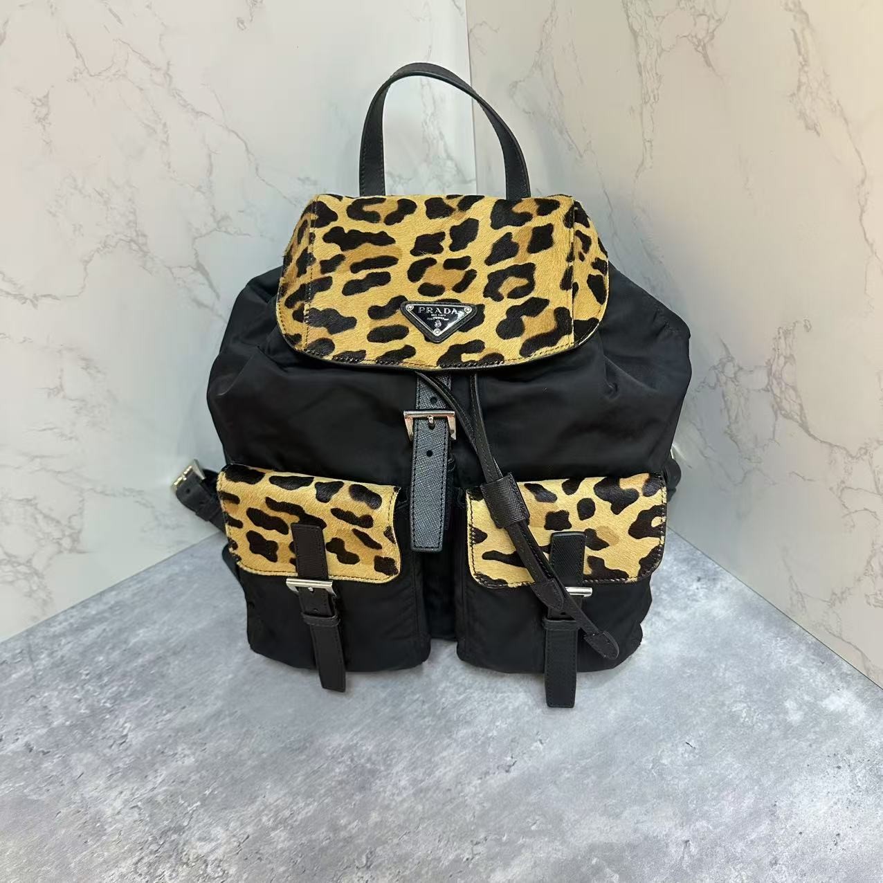 95新 Prada/普拉达 乱乱子中古/女士/双肩包/107573
