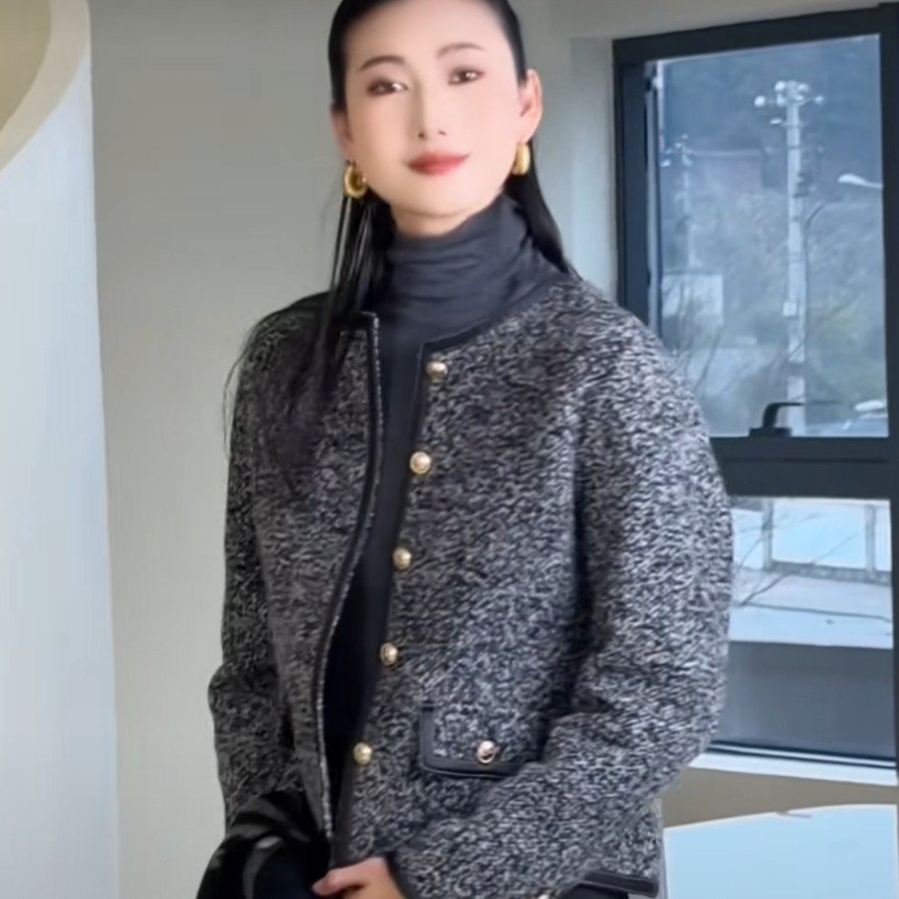 MASIENDI/玛丝恩迪秋冬气质小香风羊毛外套430219