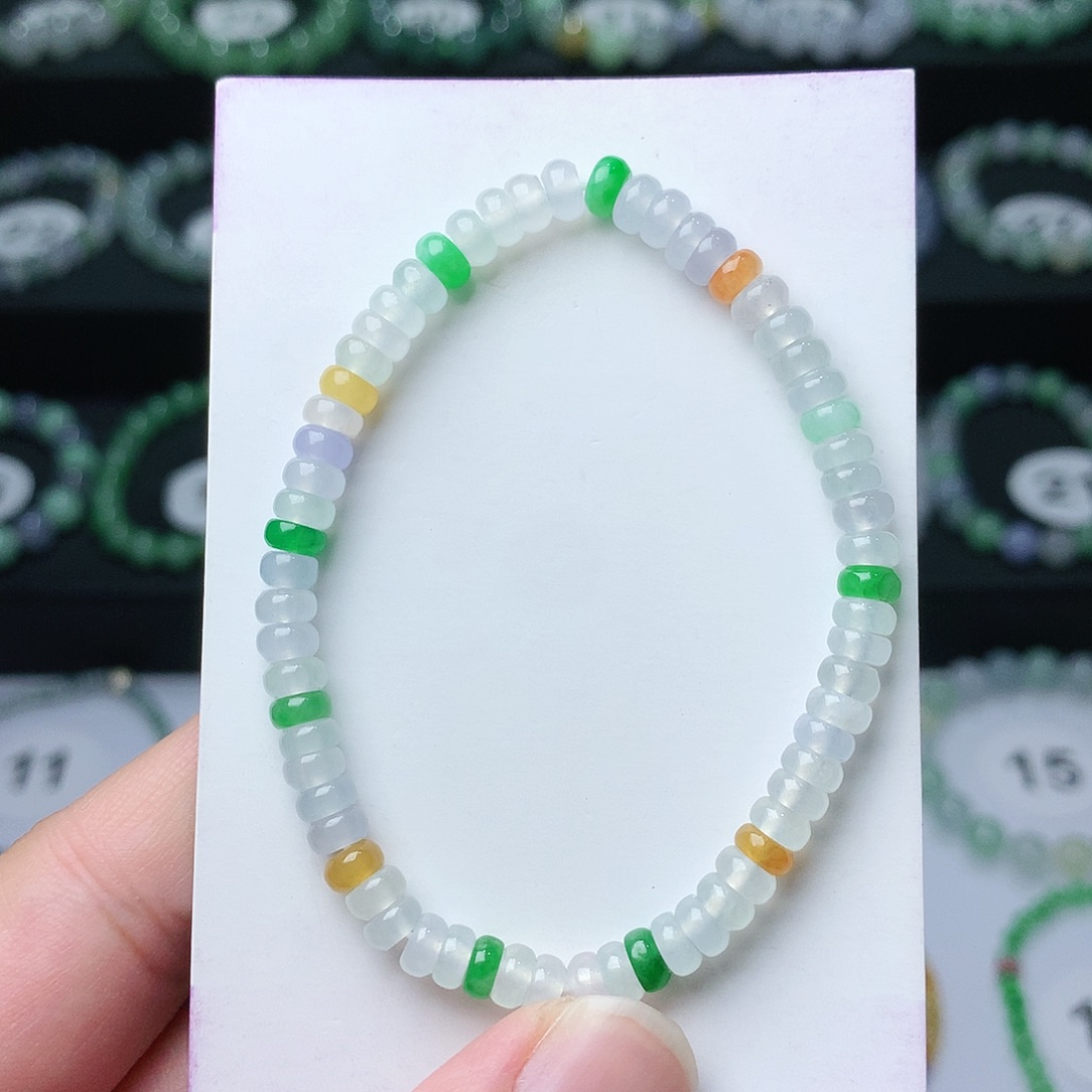 翡翠手链未镶嵌翡翠