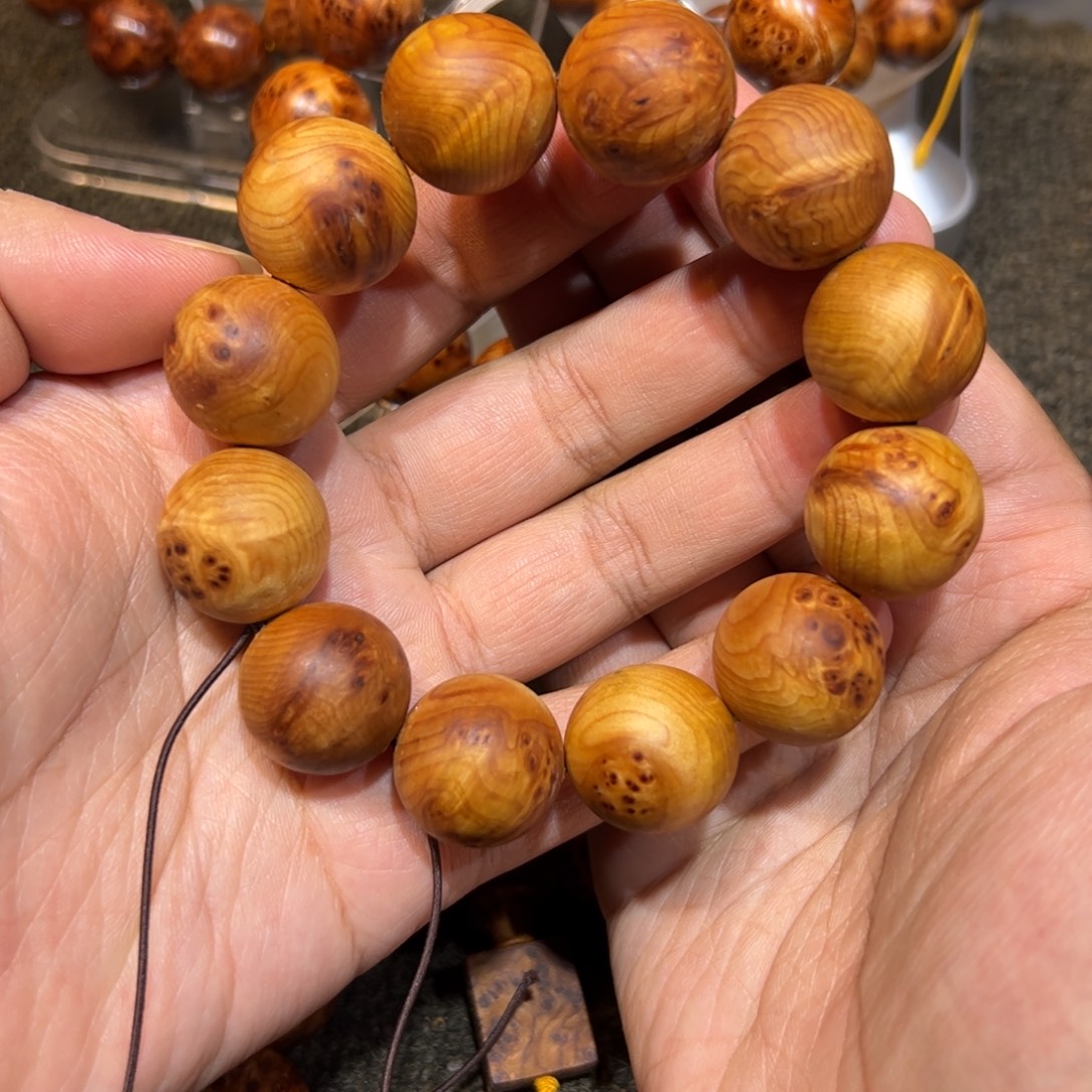 柏木（崖柏）手串/手链2.0原生态打磨不上胶随机发货福利款