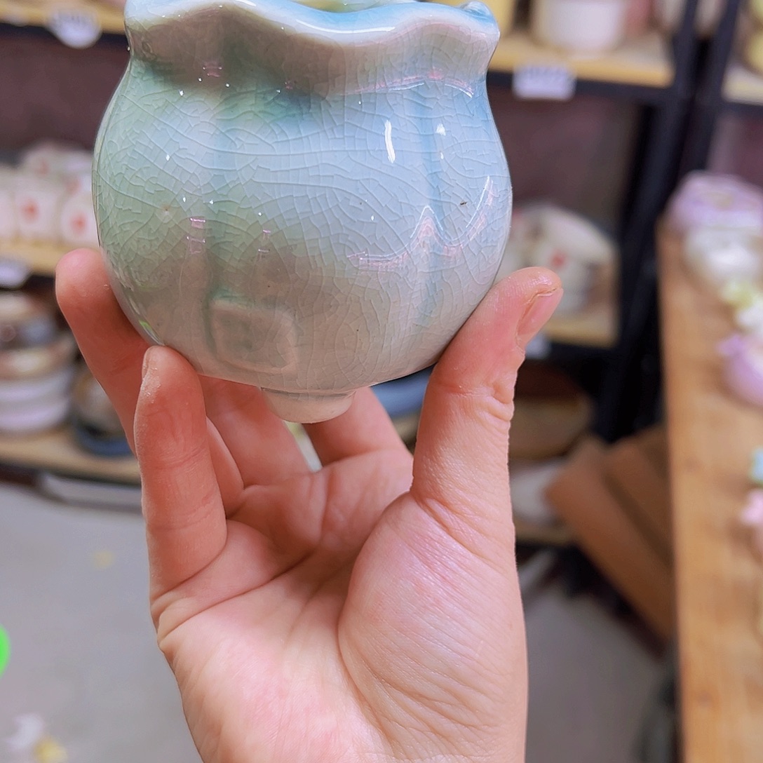 陶瓷花盆当场凑满12包邮