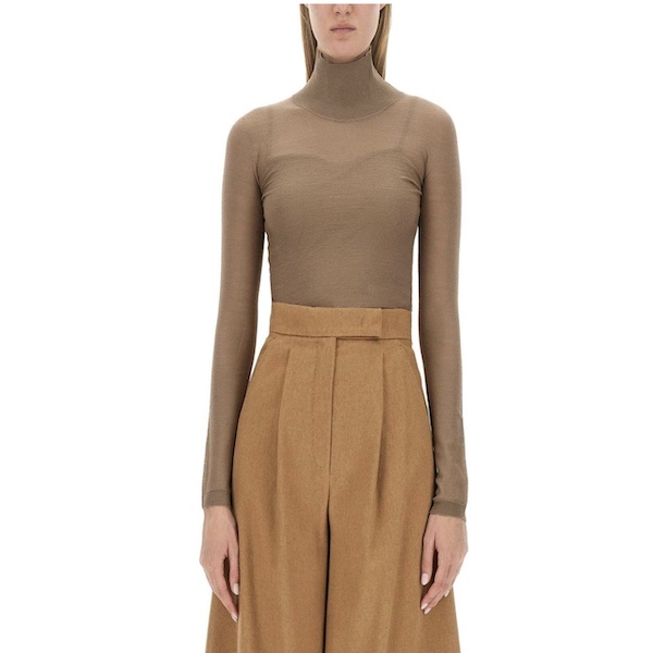 MaxMara 【国现 专柜4100】女士高领毛衣打底衫 Stresa 005