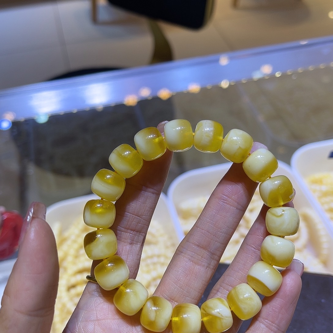琥珀手链未镶嵌蜜蜡手串