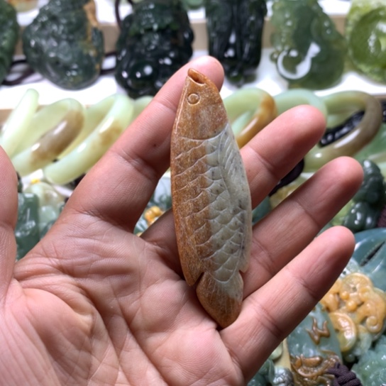 蛇纹石玉岫玉挂件未镶嵌