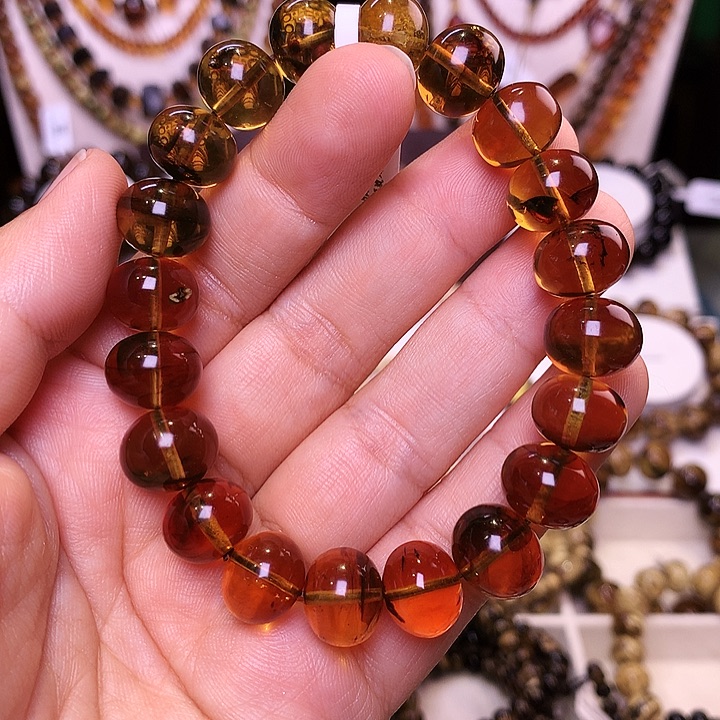 琥珀未镶嵌裸石抚顺琥珀12+331