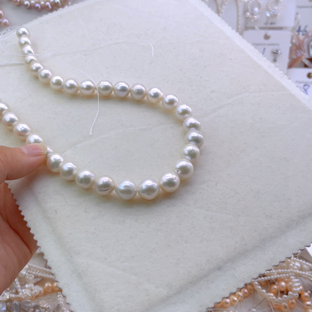 未镶嵌淡水珍珠耳饰官****?项链