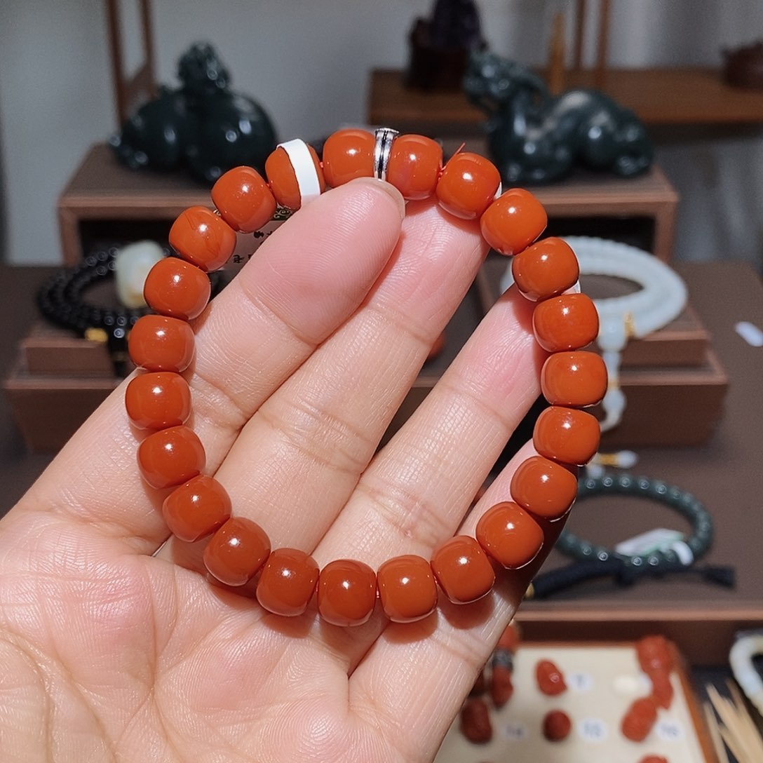 南红玛瑙卡9.5未镶嵌元*