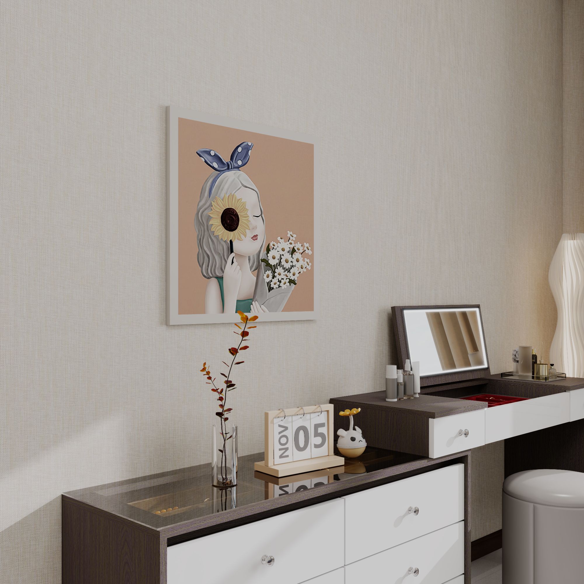 斗柜梳妆台化妆整理收纳不凌乱好心情