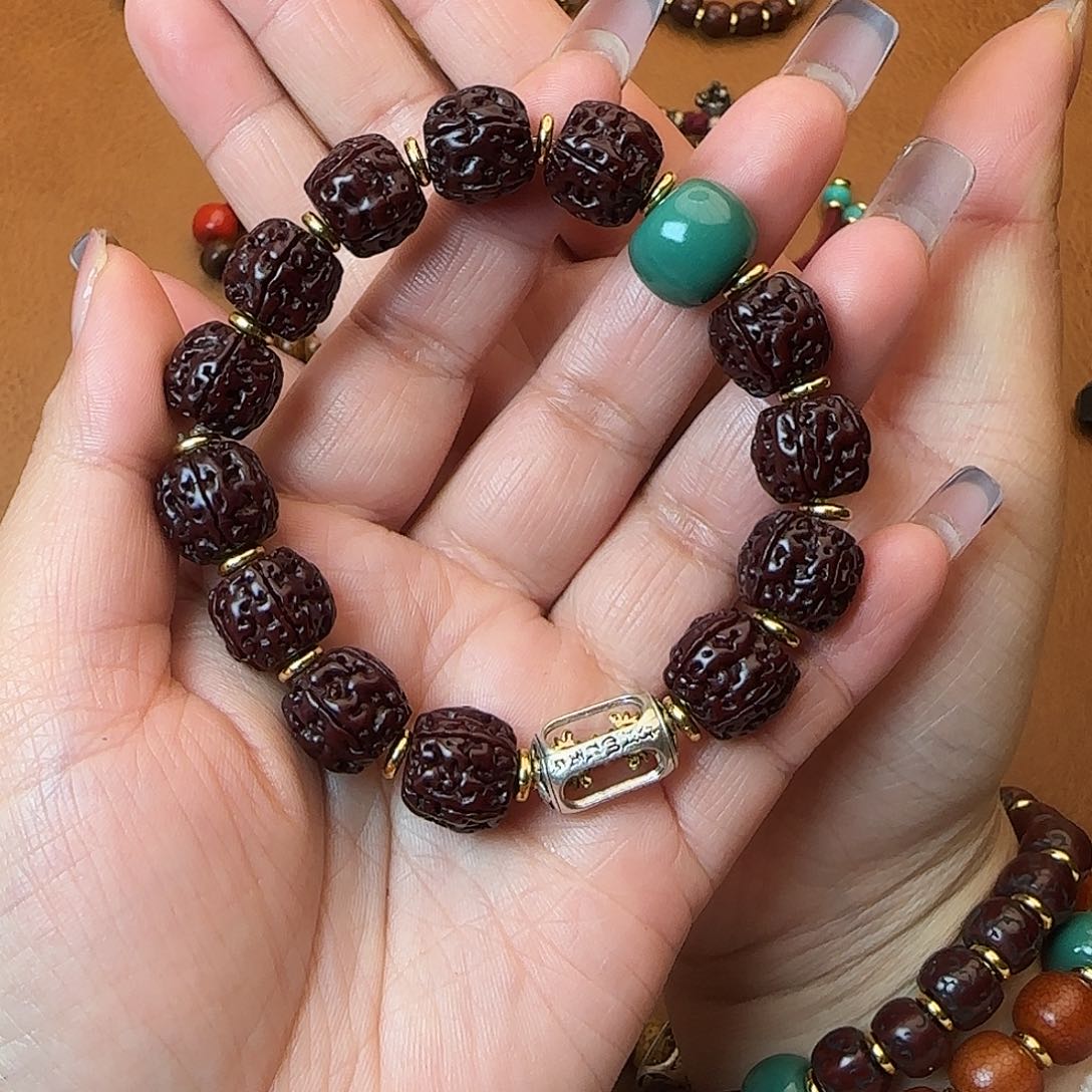 星月菩提吊坠金刚菩提手串