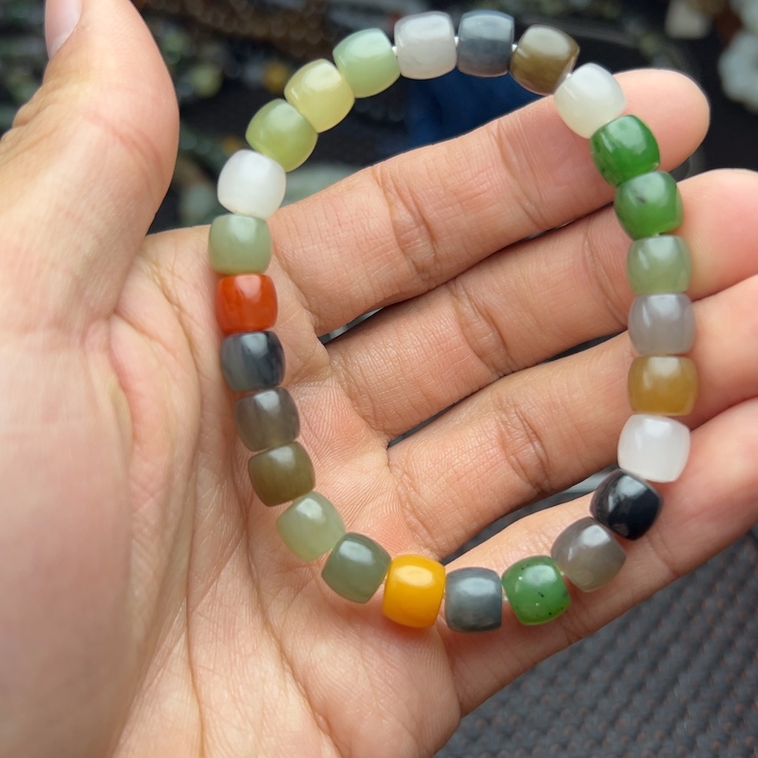 和田玉手链未镶嵌