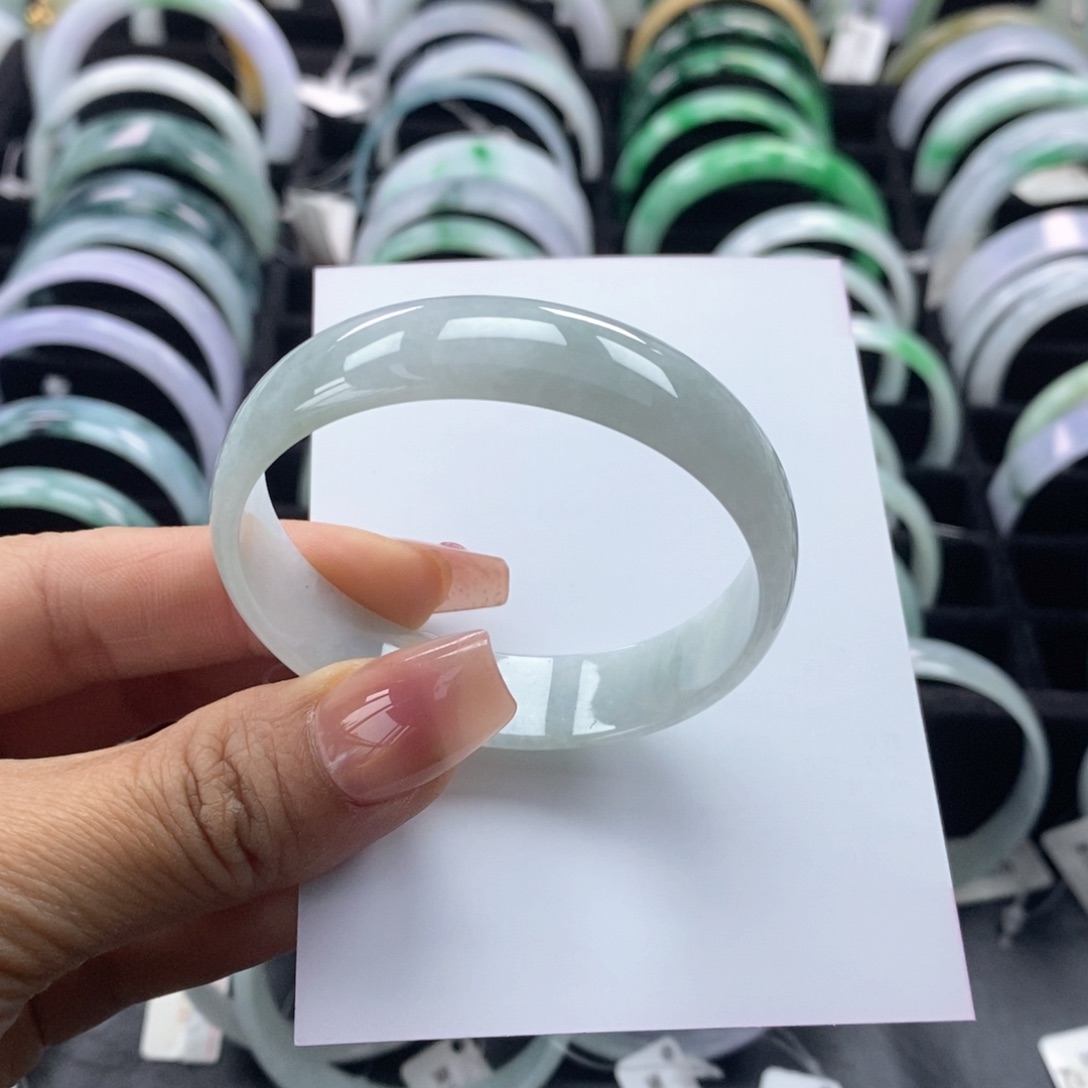 翡翠手镯未镶嵌公主50-51