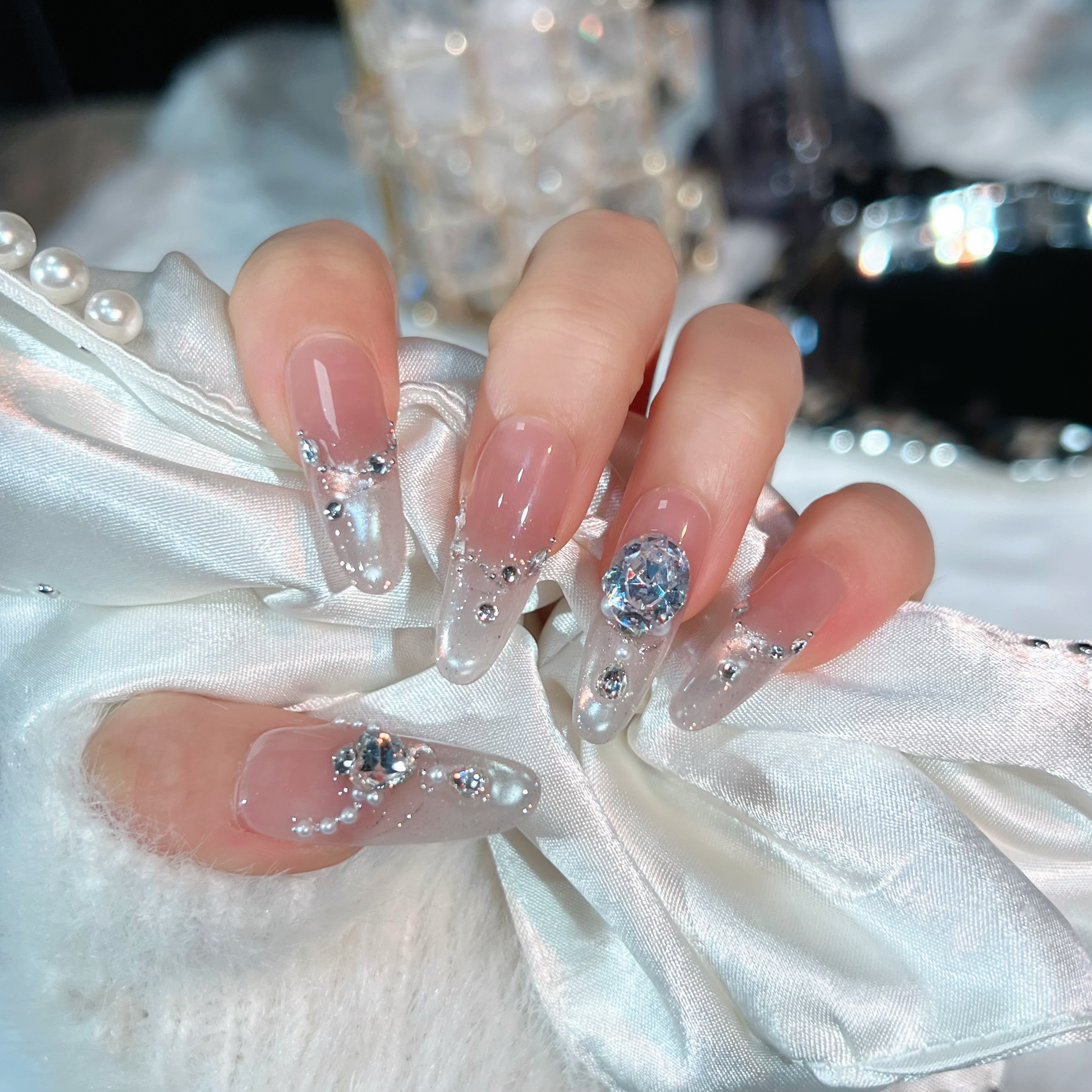 【璀璨星海】纯手工猫眼系列穿戴甲时尚清新纯欲高级感气质百搭