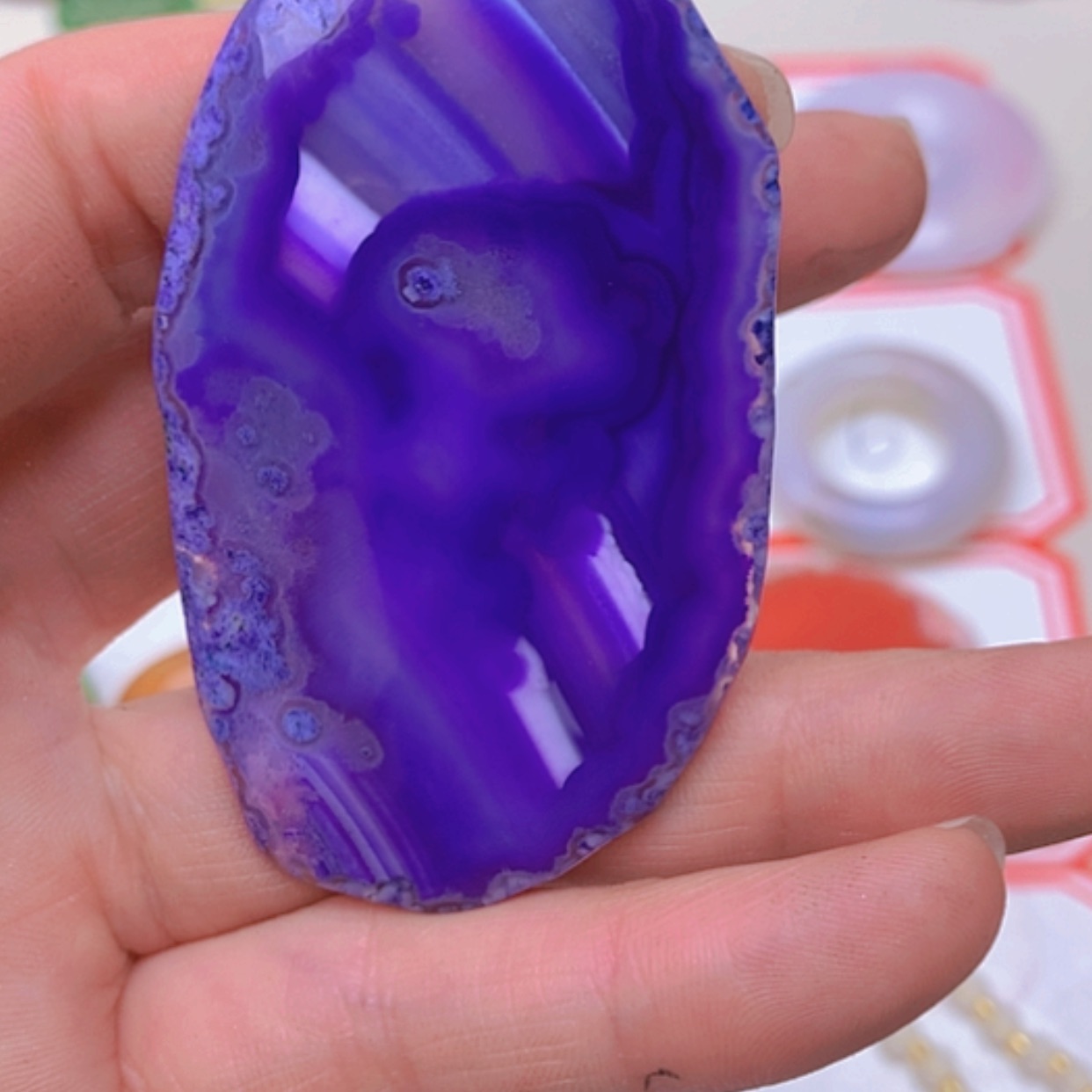【闪购商品】玛瑙/玉髓珠宝奇石未镶嵌天*座