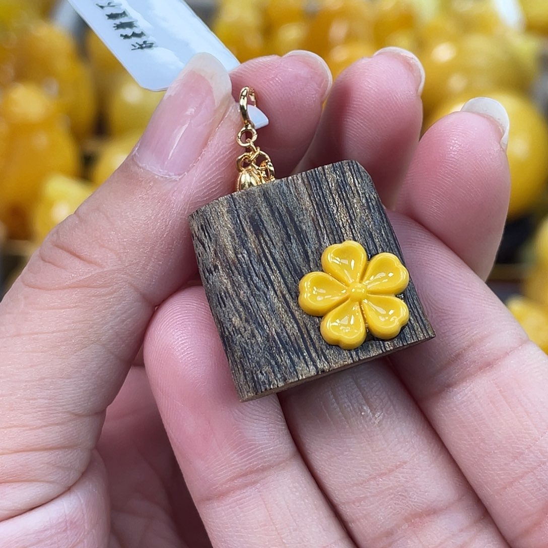 琥珀银S925镶嵌珠宝奇石多样性发其一h