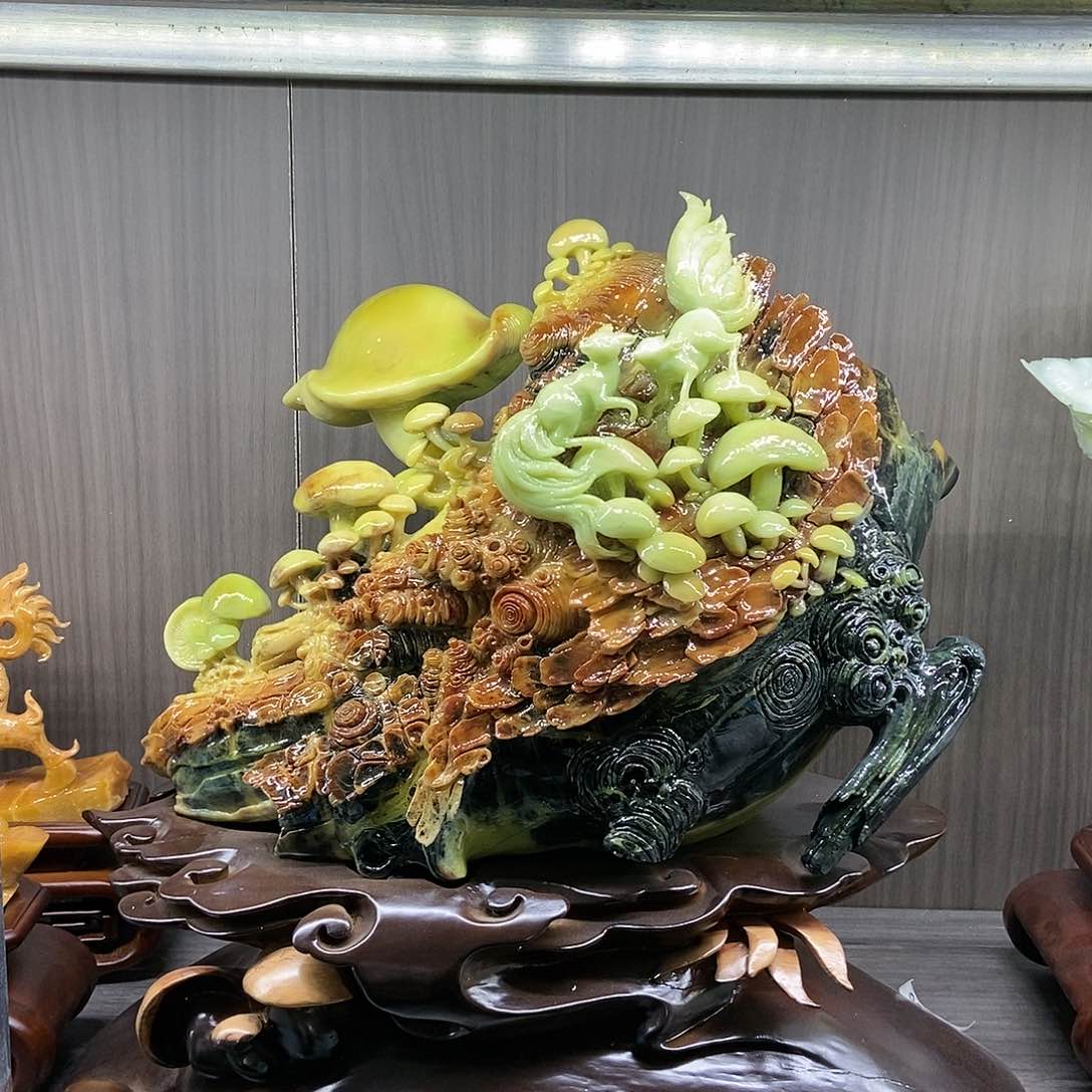 【闪购商品】蛇纹石玉（覆膜）珠宝奇石未镶嵌