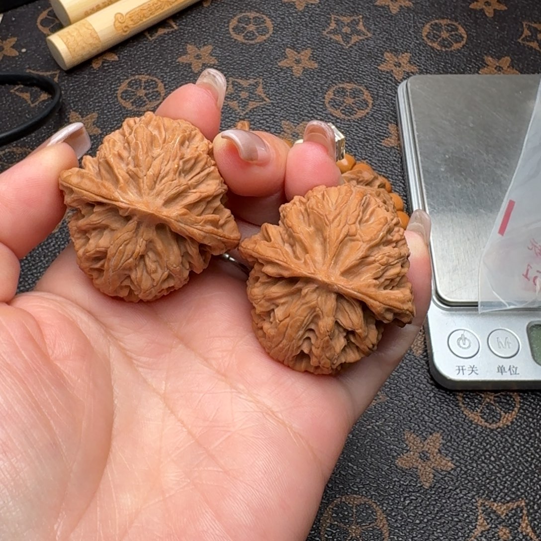 文玩核桃把件41苹果园G017