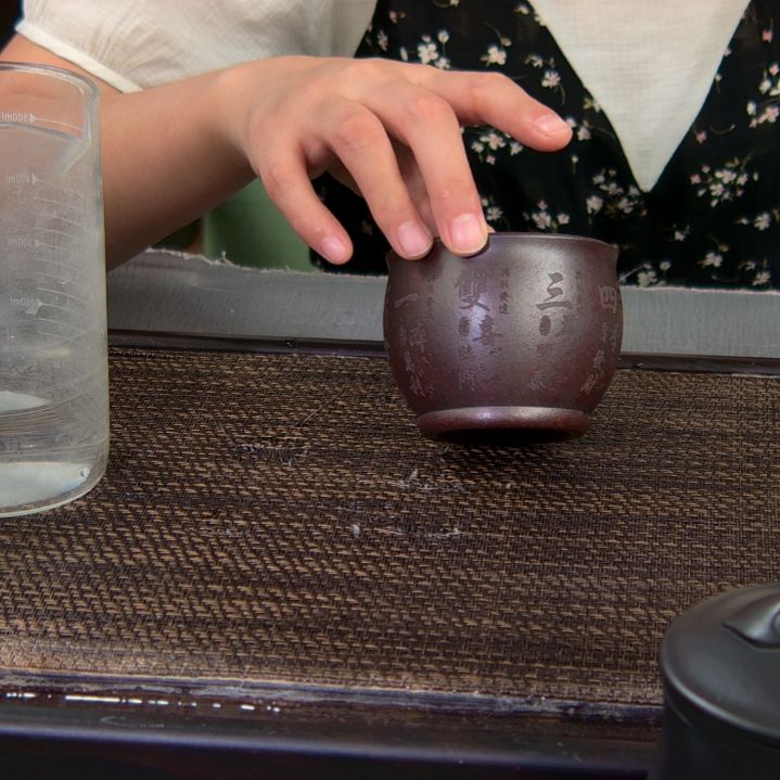 茶杯紫砂高货放漏