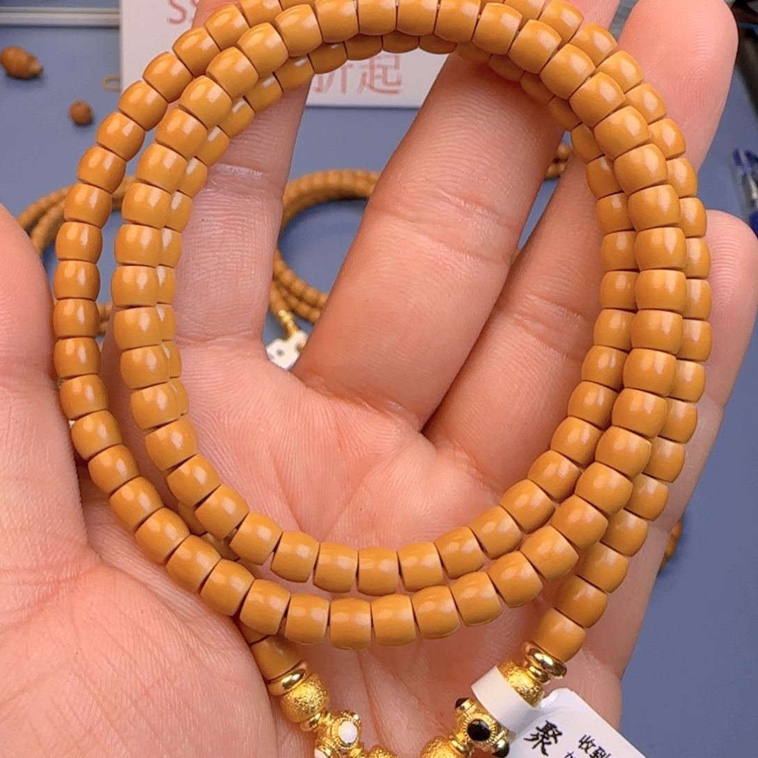 橄榄核手串核尖直切尺寸5.8ss