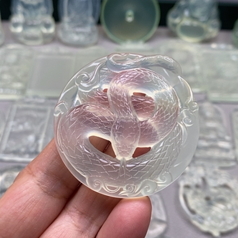 【闪购商品】岫玉吊坠(不含链)未镶嵌