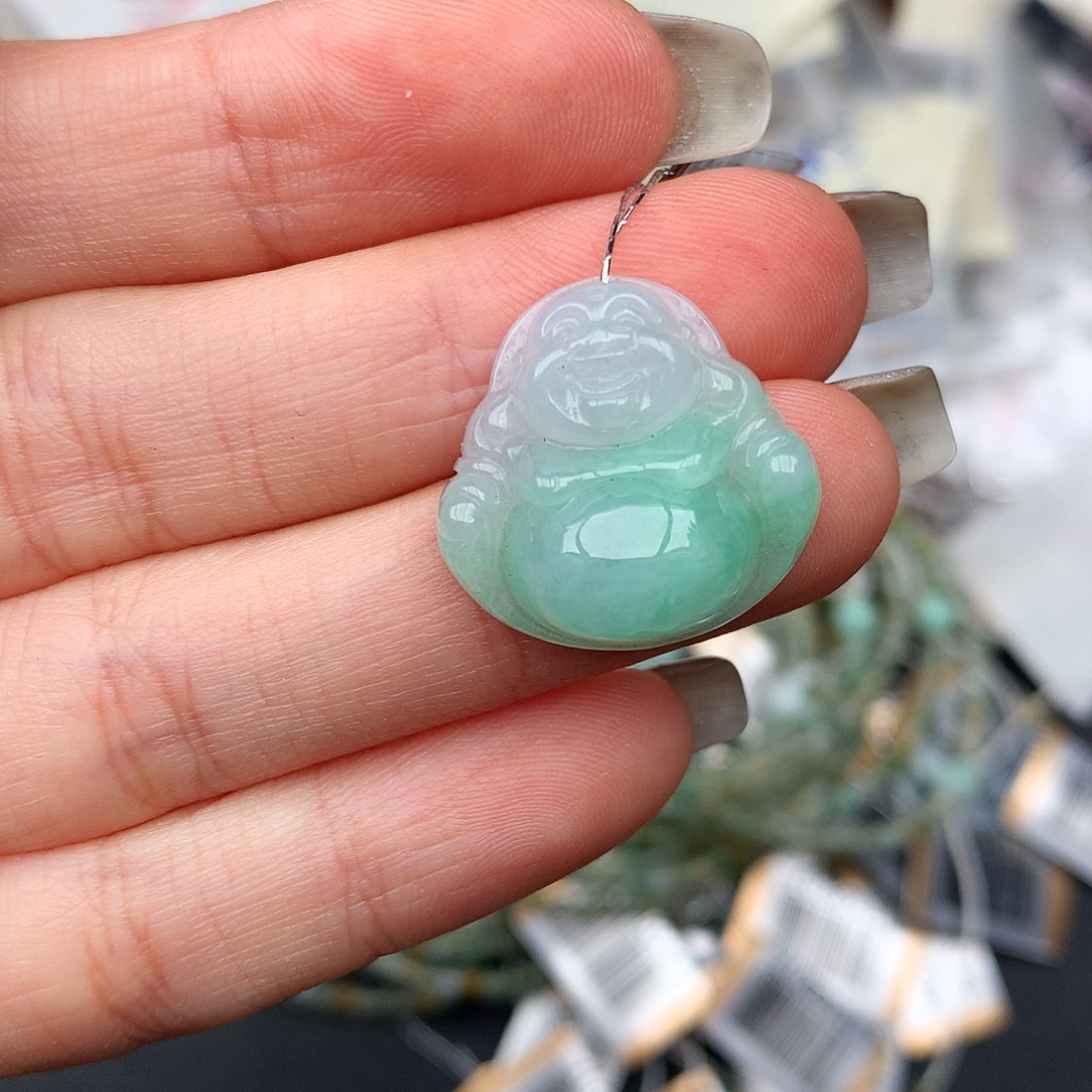 翡翠未镶嵌挂件……