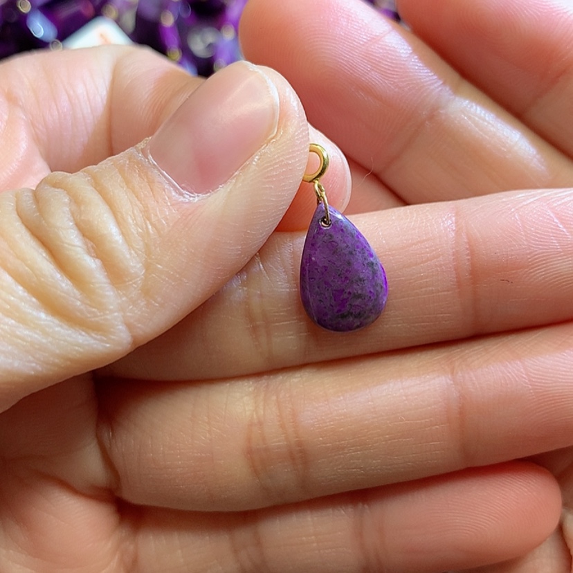 【闪购商品】苏纪石（舒俱来）吊坠18K金镶嵌