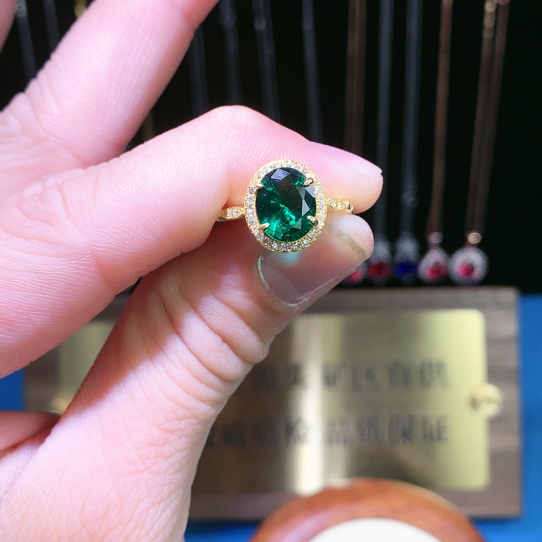 透辉石戒指银S925镶嵌111111111