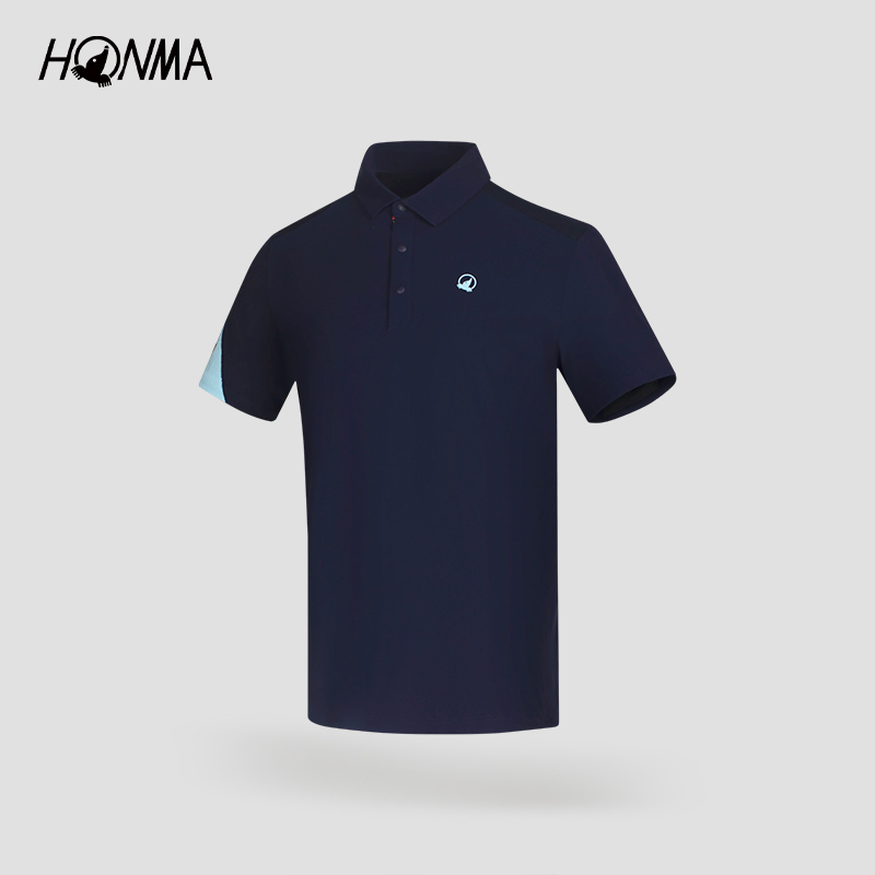 【专业高尔夫】HONMA男士短袖POLO衫舒适亲肤弹力HMLC707R804