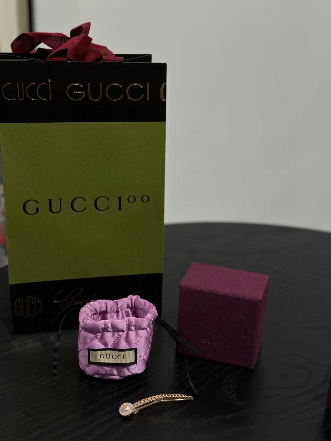 未使用 GUCCI/古驰  未使用Gucci发夹 有包装