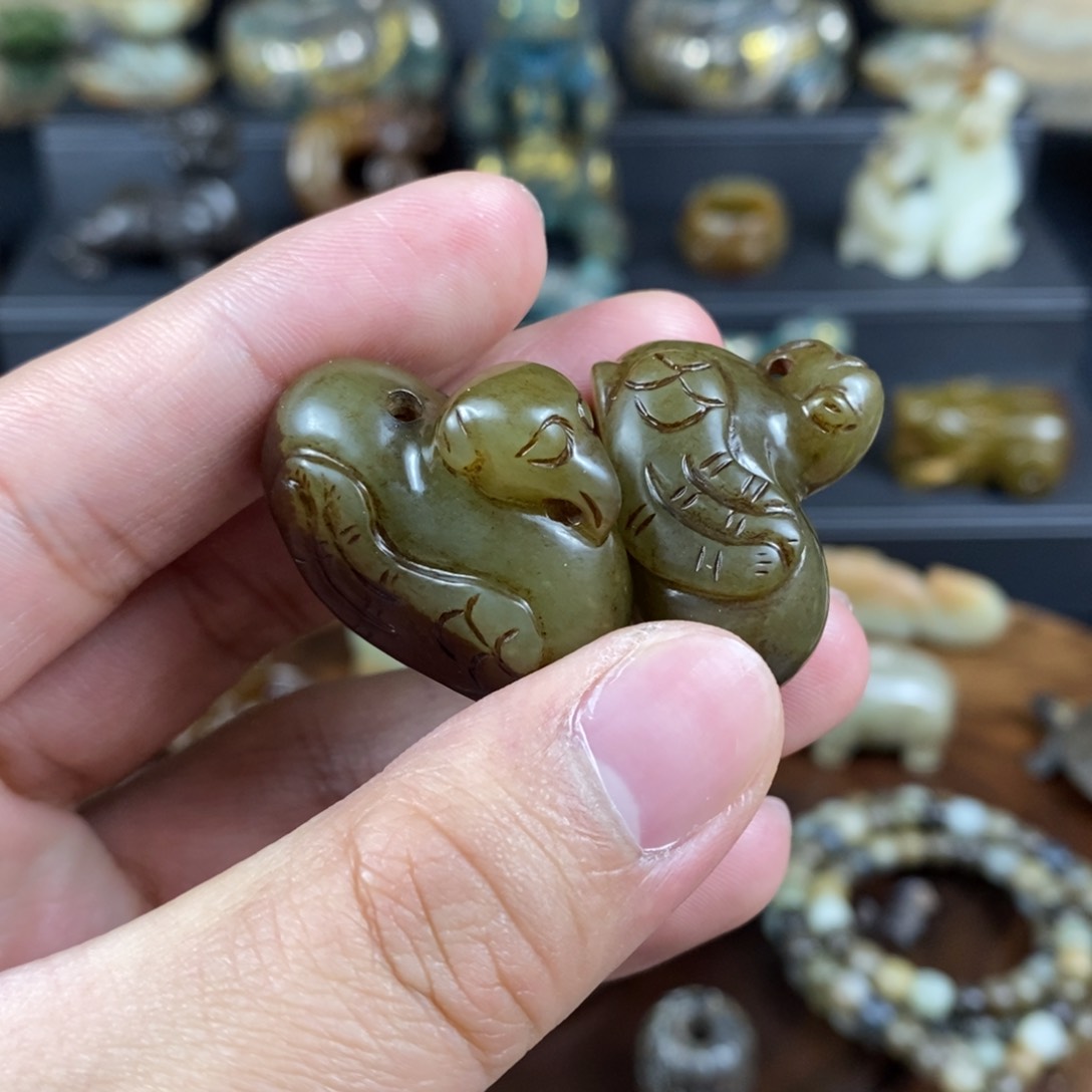 和田玉挂件未镶嵌