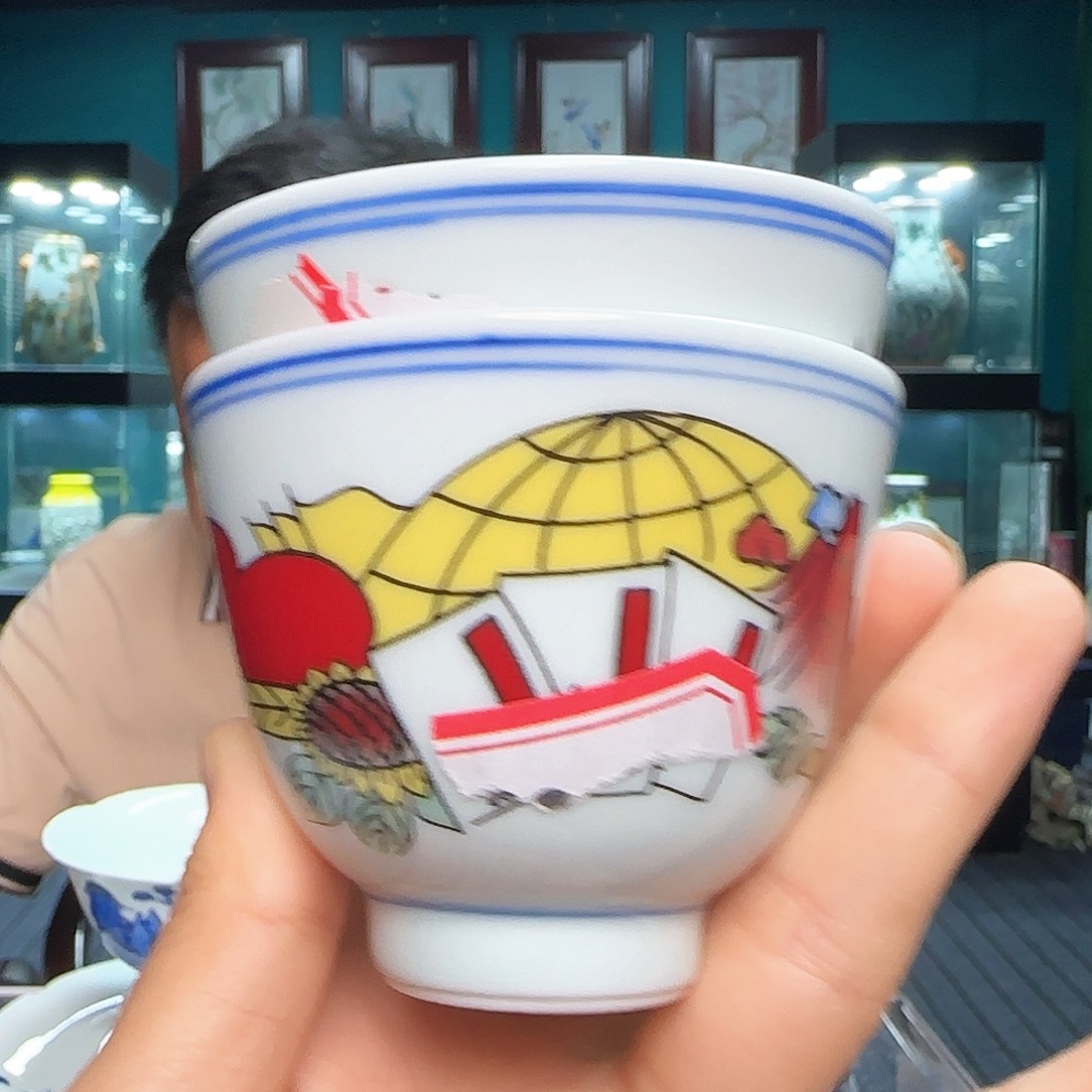 杯景德镇陶瓷手工制作