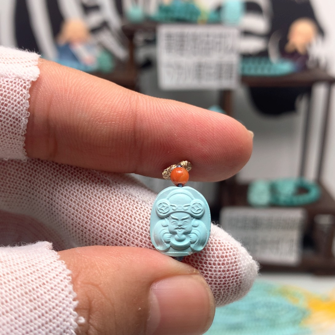 未镶嵌绿松石挂件