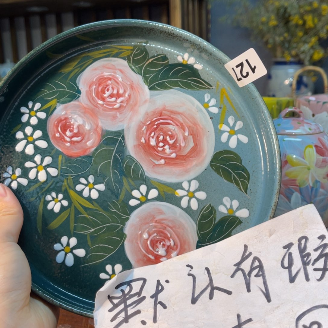 杯素浅陶瓷手工手绘