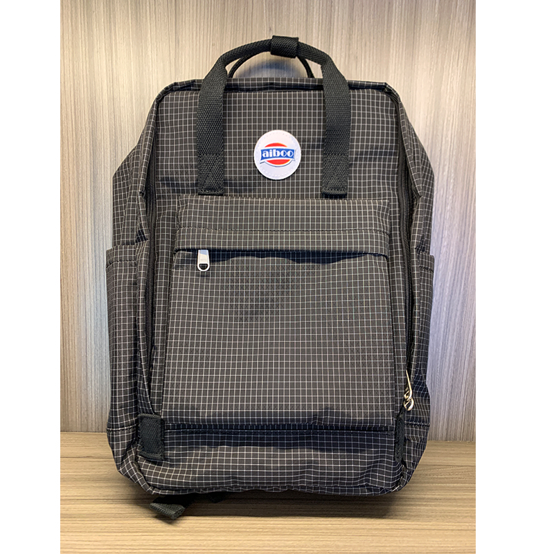 韩版双肩单肩防水通勤风潮流黑色电脑包学院风