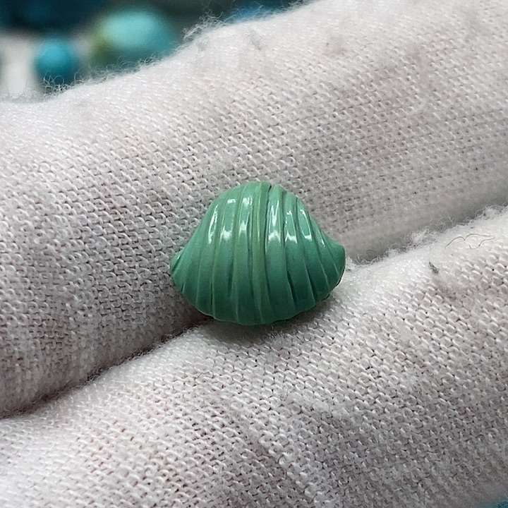 绿松石未镶嵌天然原矿 地大质检