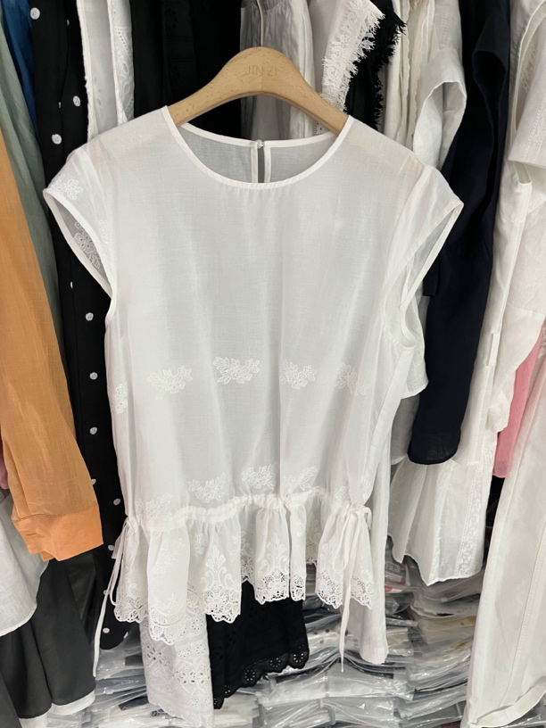 金子家夏款上新 小飞袖上衣 衣长68左右 不支持7天无理由退换