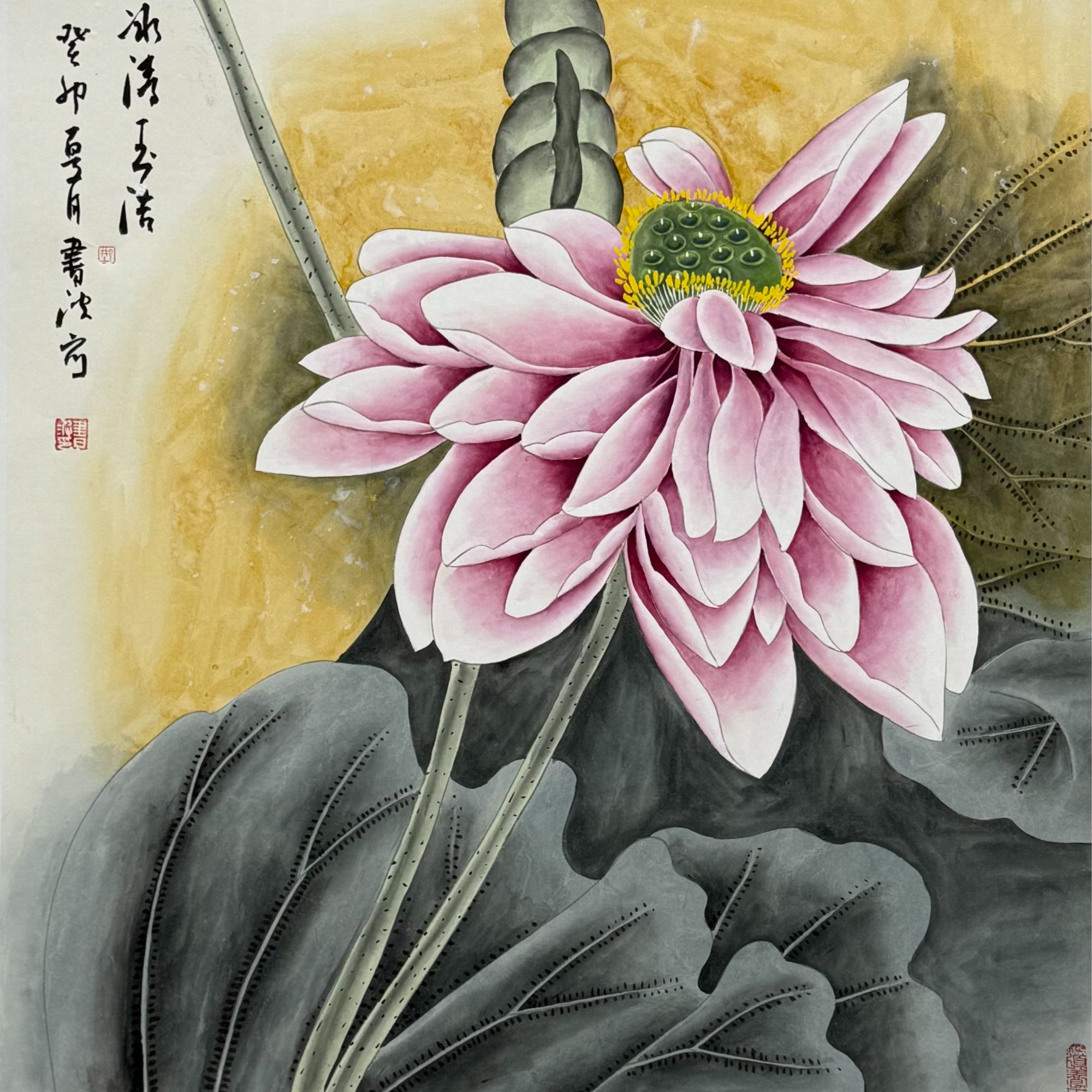 书画联展——邢书波老师4平尺荷花