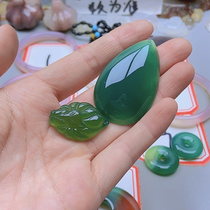 【闪购商品】未镶嵌玛瑙/玉髓珠宝半成品芳*