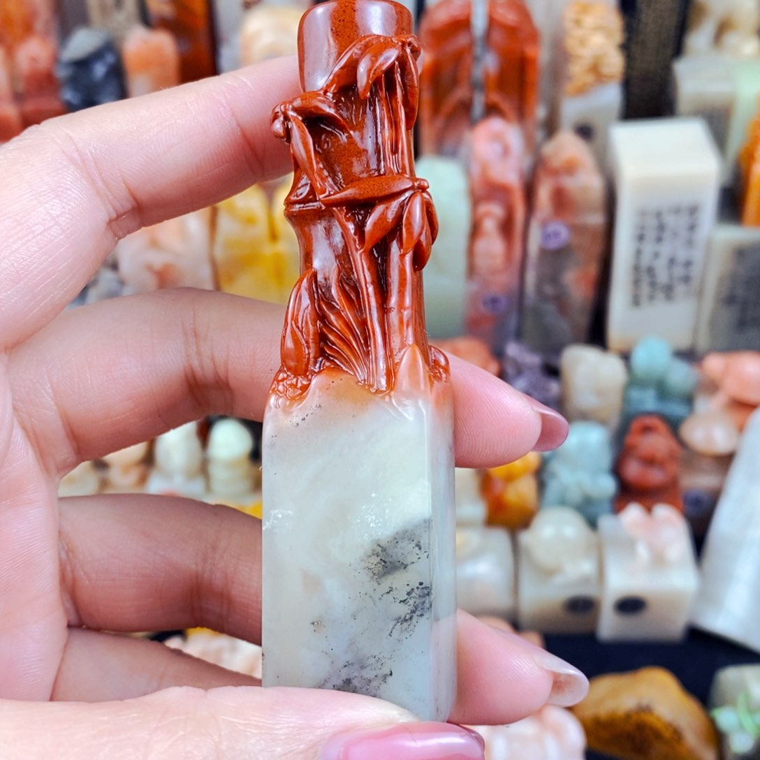 巴林石印石手工篆刻包邮包刻自定义内容