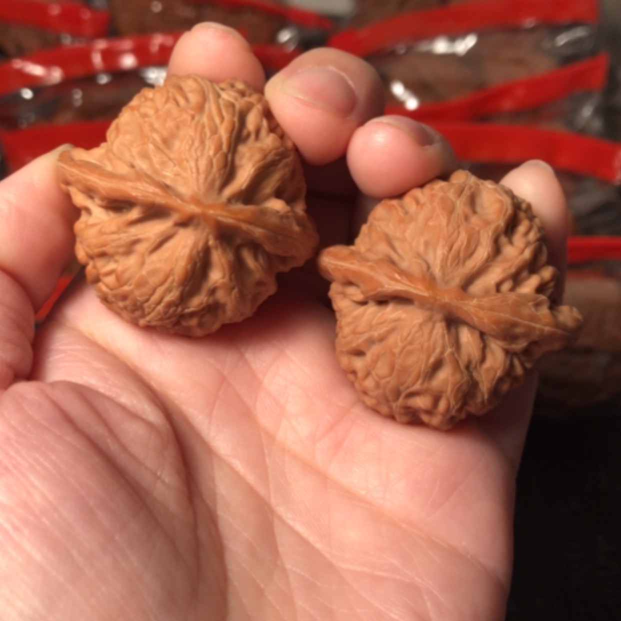 【闪购商品】文玩核桃把件宫灯39
