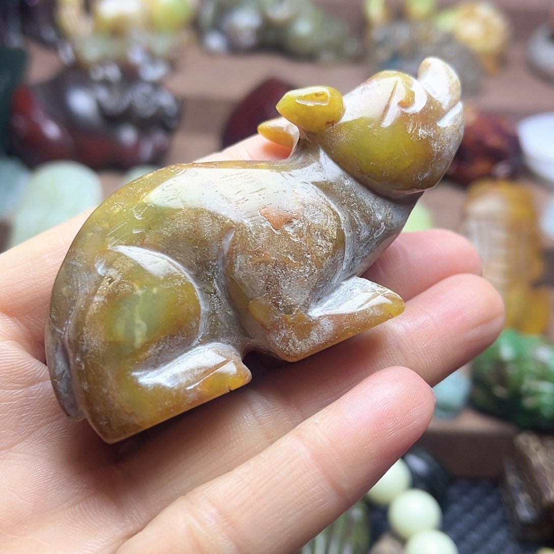 白玉菩提吊坠87。。