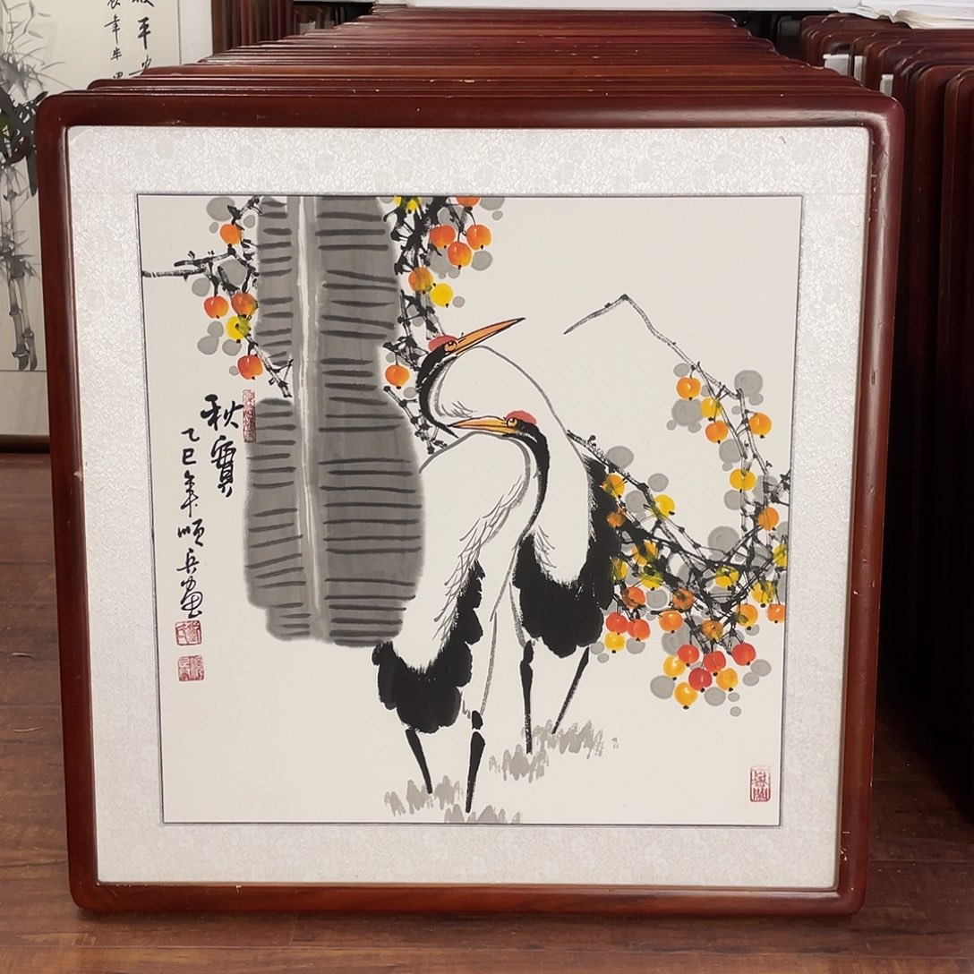 国画带框尺寸63*63厘米