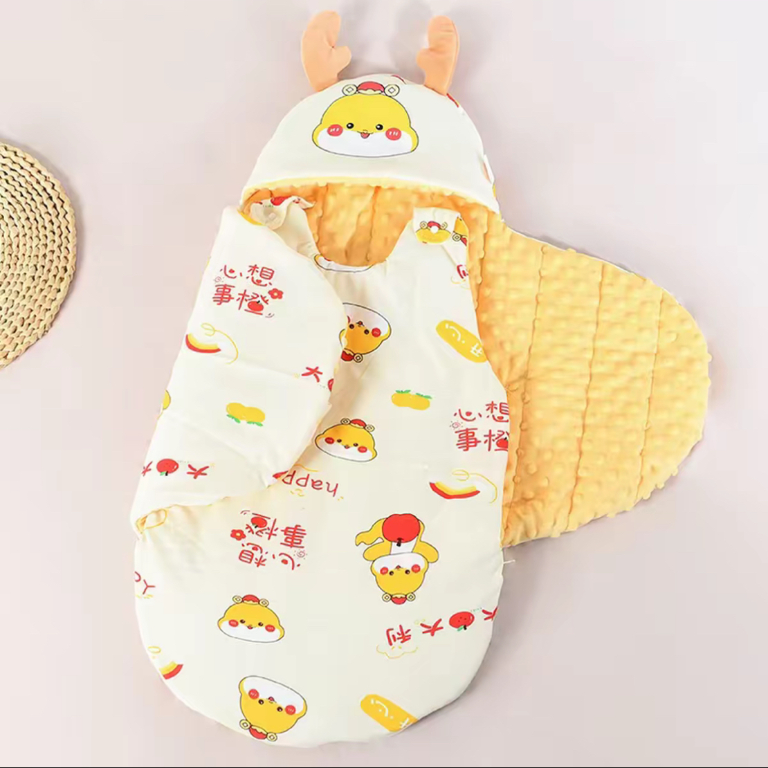 【蝴蝶抱被】婴儿棉初生抱被春秋冬加厚宝宝产房包单新生儿抱被保护