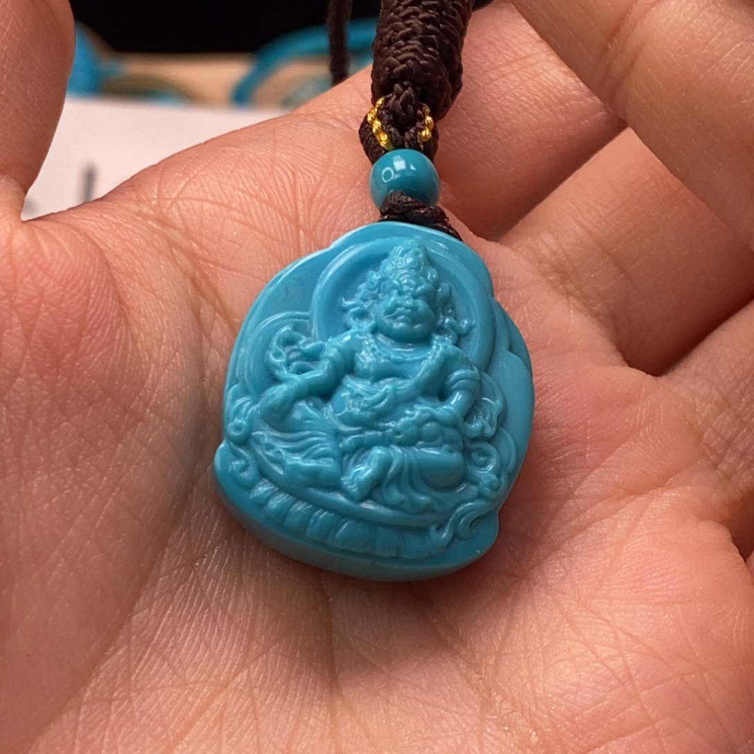 未镶嵌绿松石挂件雨*