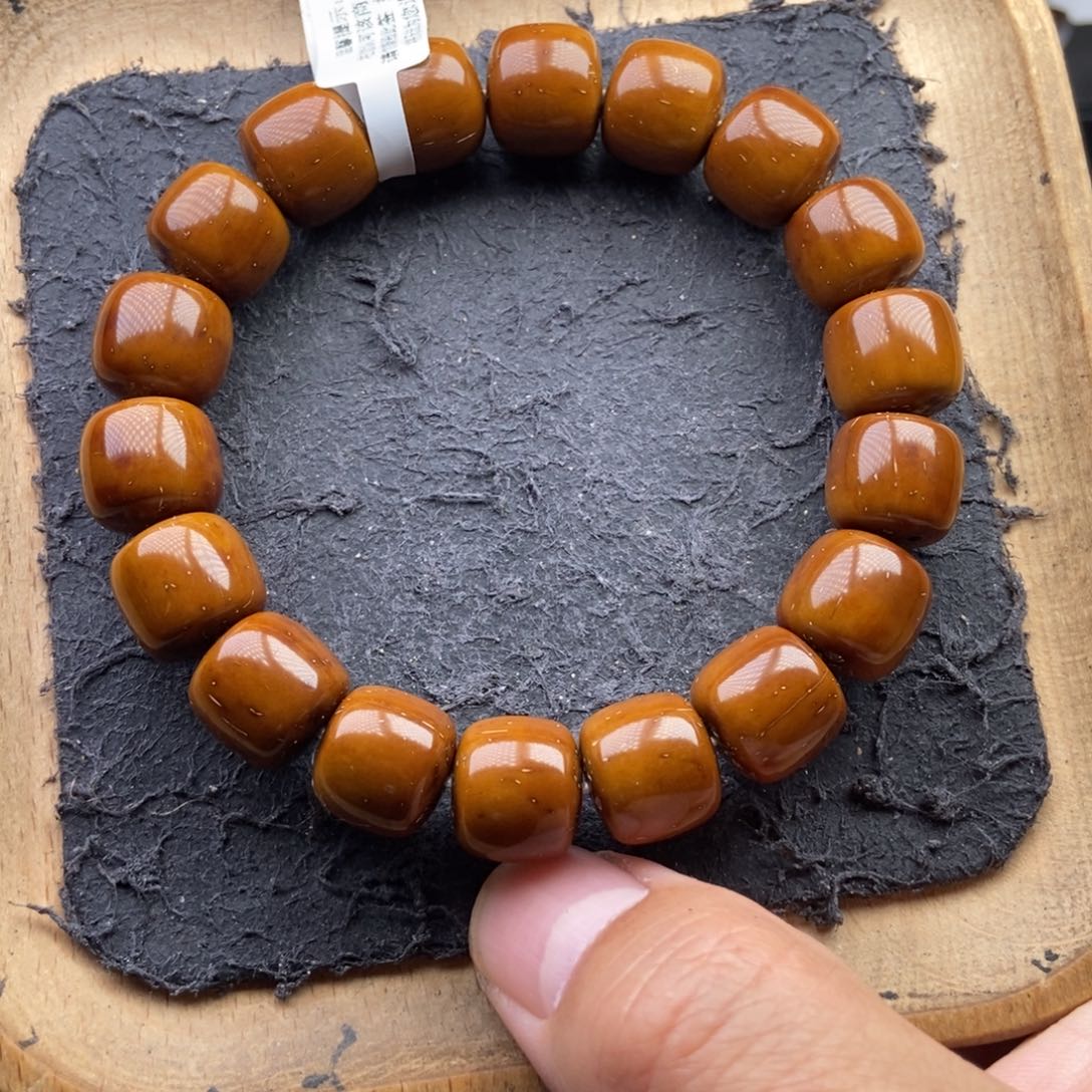 手串紫金鼠13mm天花板纯手工近实心短轴