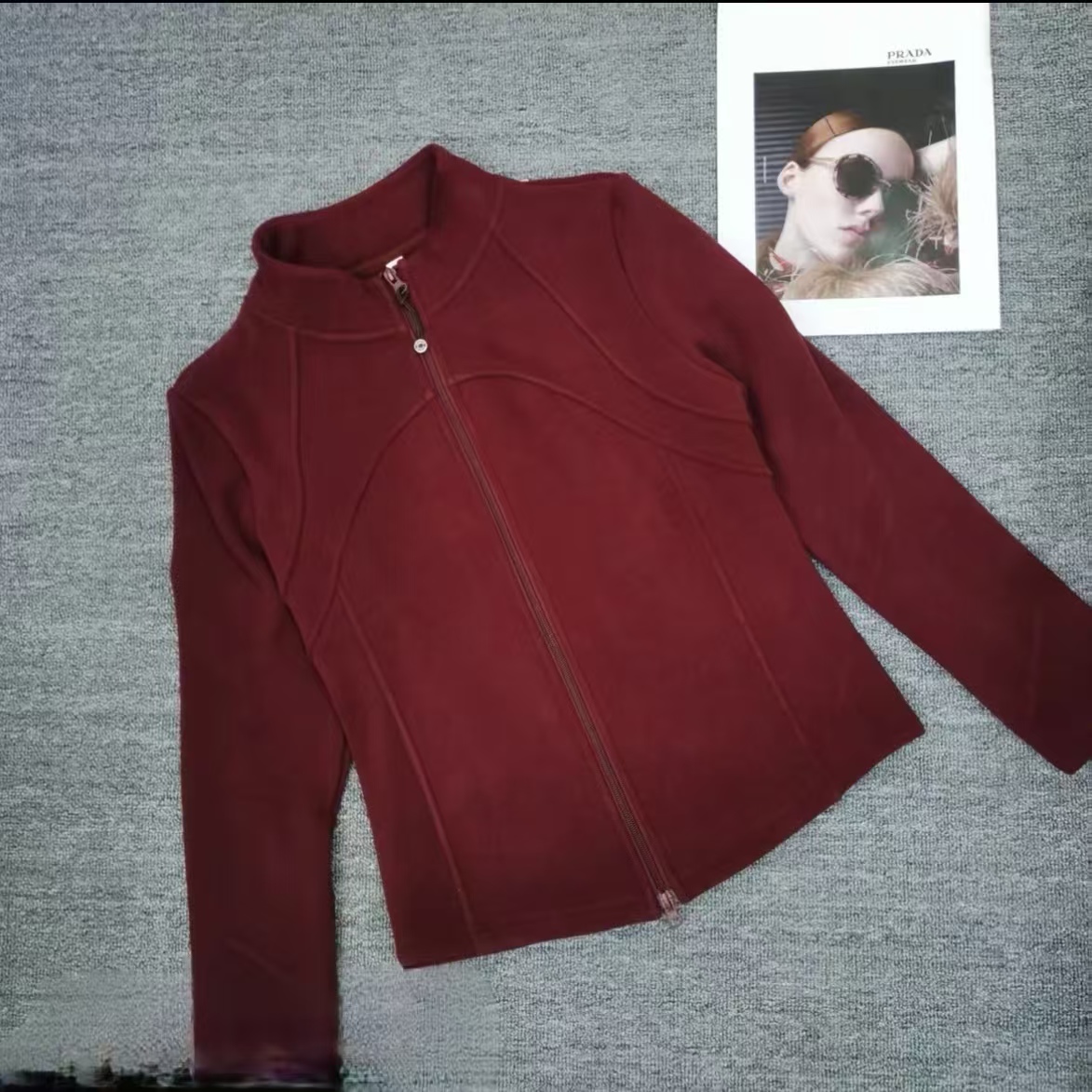 双面绒立领修身显瘦外套小蛮腰