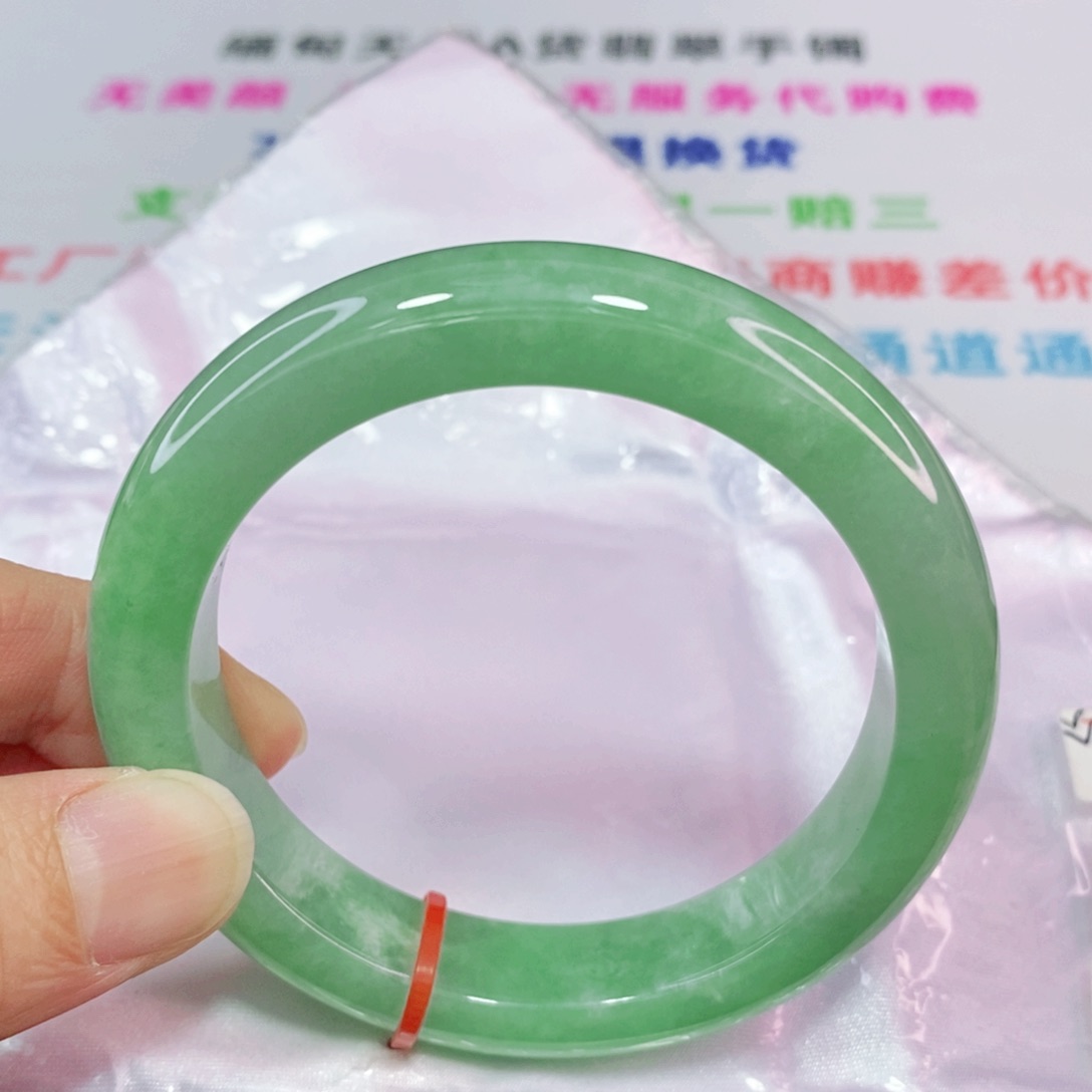 未镶嵌手镯翡翠56圈口正圈-货头