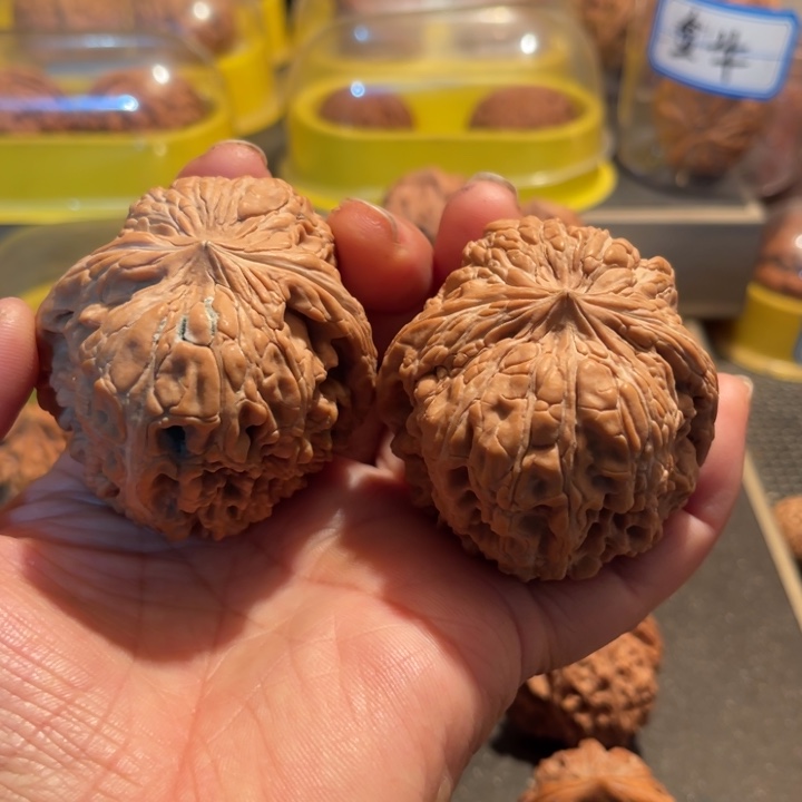 文玩核桃把件全品门墩51