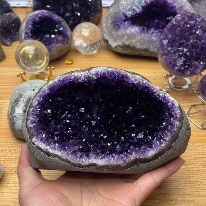 紫晶钱袋子未镶嵌